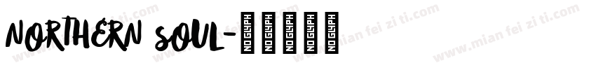 NORTHERN SOUL字体转换